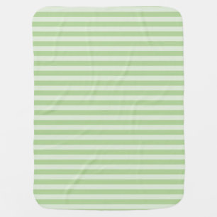 Green Stripes Baby Blanket
