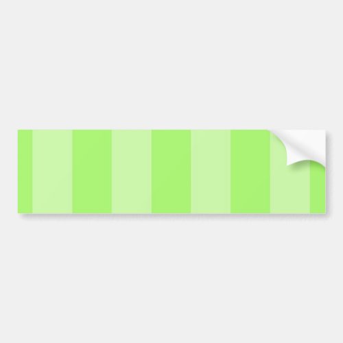 Green Stripes Background Template Color Bumper Sticker