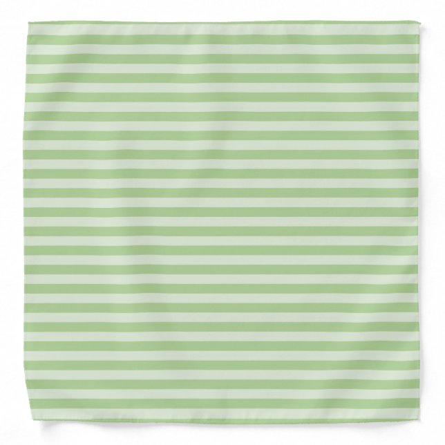 Green Stripes Bandana (Front)