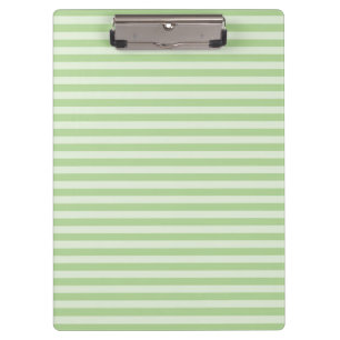 Green Stripes Clipboard