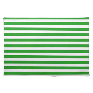 Green  Stripes  Cloth Placemat