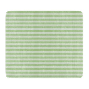 Green Stripes Cutting Board