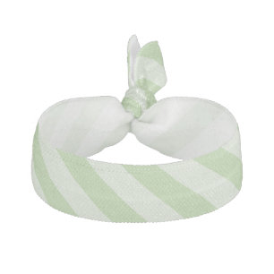 Green Stripes Elastic Hair Tie