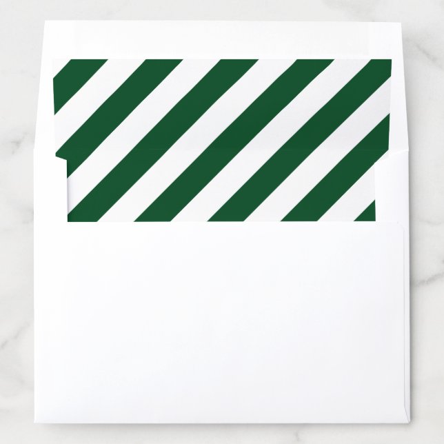 Green Stripes Envelope Liner (In Envelope)