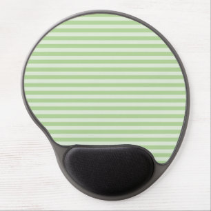Green Stripes Gel Mouse Pad