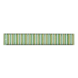 Green Stripes Glitter Ruler
