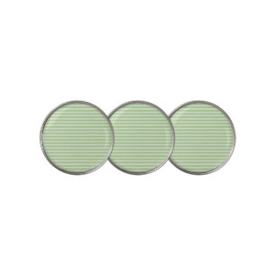 Green Stripes Golf Ball Marker