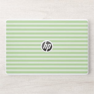 Green Stripes HP Laptop Skin
