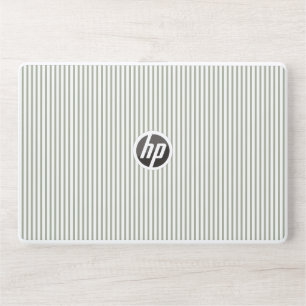 Green stripes HP laptop skin