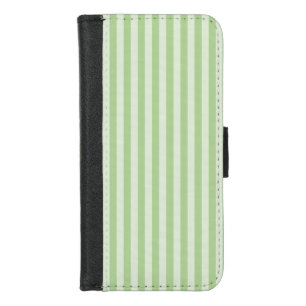 Green Stripes iPhone 8/7 Wallet Case