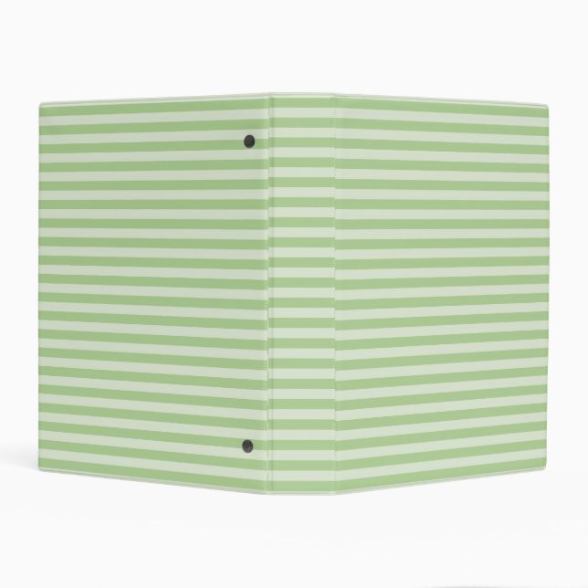 Green Stripes Mini Binder (Background)