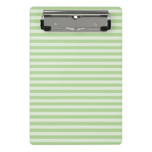 Green Stripes Mini Clipboard