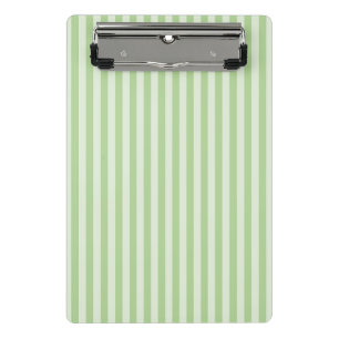 Green Stripes Mini Clipboard
