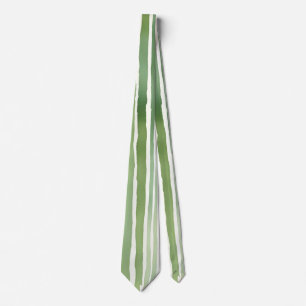 Green Stripes Neck Tie