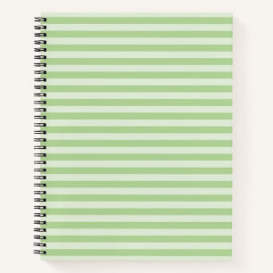 Green Stripes Notebook