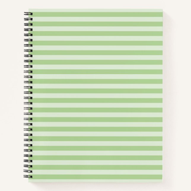 Green Stripes Notebook (Front)