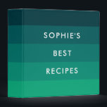 Green stripes palette 3 ring binder<br><div class="desc">A simple and chic design with a green palette stripes pattern.</div>