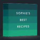 Green stripes palette 3 ring binder<br><div class="desc">A simple and chic design with a green palette stripes pattern.</div>