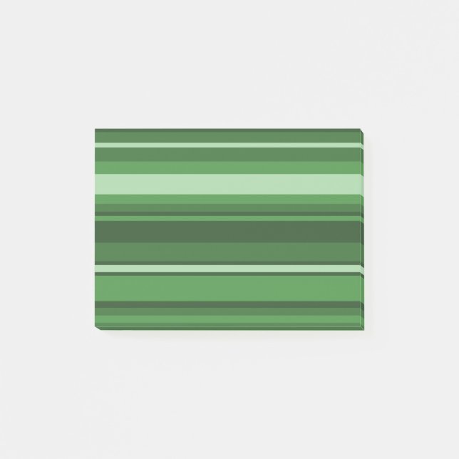 Green stripes post-it notes (Front)