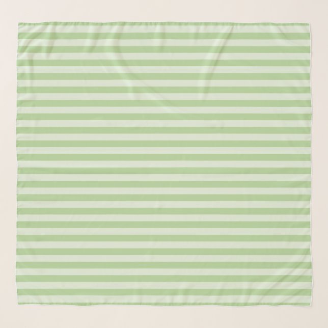Green Stripes Scarf (Front)