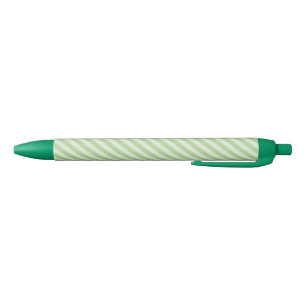 Green Stripes Seamless Pattern Pen