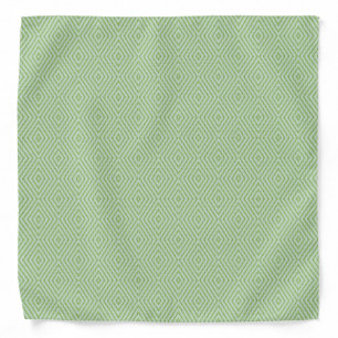 Green Stripes Squash Pattern Bandana