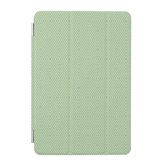 Green Stripes Squash Pattern iPad Mini Cover (Front)