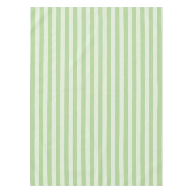 Green Stripes Tablecloth (Front)