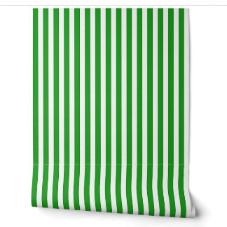 Green Stripes Wallpaper