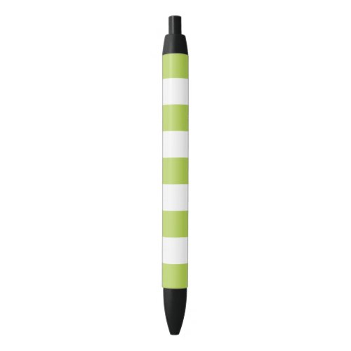 Green Stripes White Stripes Striped Pattern Black Ink Pen