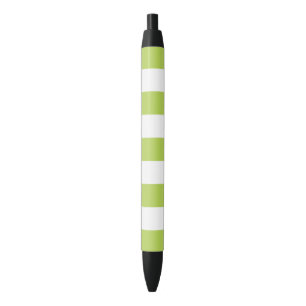 Green Stripes, White Stripes, Striped Pattern Pen