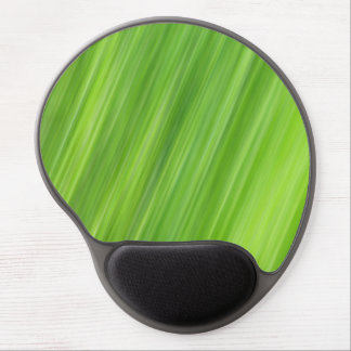 Green strips pattern gel mouse pad