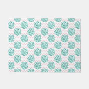Green Succulent Doormat