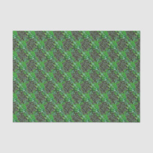 Green Succulents Lattice Pattern Tissue Paper