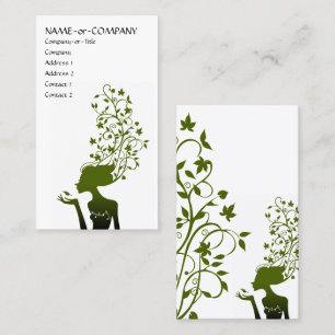 green sugar business card
