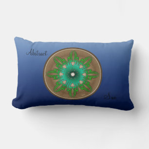 Green Sun Lumbar Pillow