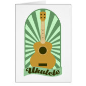 Green Sunburst Ukulele (Front)