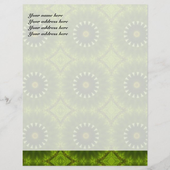 Green Suns Letterhead (Front)