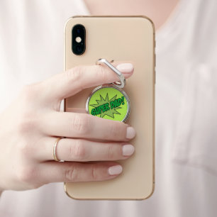 Green Super DAD Phone Ring Stand