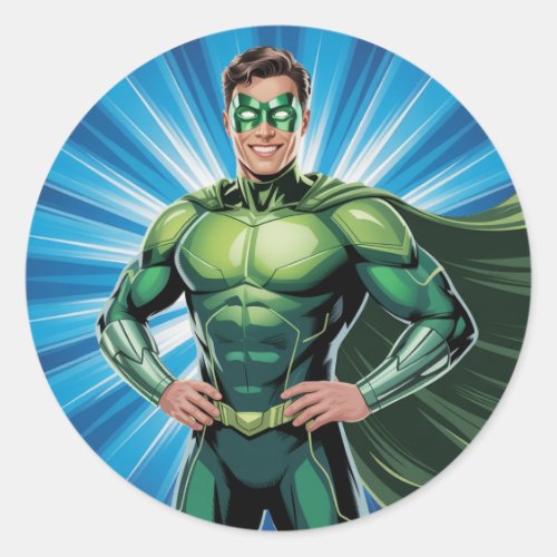 Green Superhero Boys Birthday Party