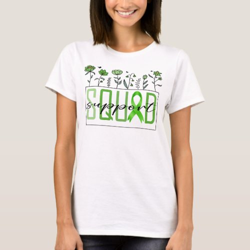 green support squad gallbladder cancer awareness T_Shirt
