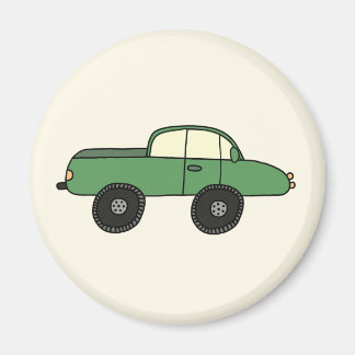Green SUV Magnet
