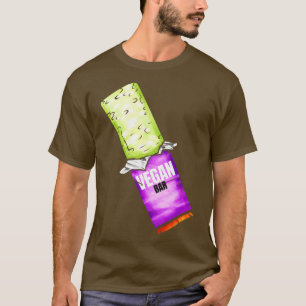 Green Sweets Vegan Bar For Vegetarian And Vegan T-Shirt