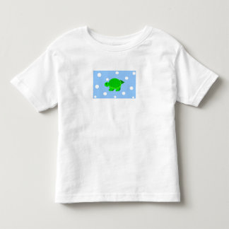 Green Swimming Turtle Toddler T-shirt