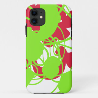 Green Swirl iPhone 11 Case