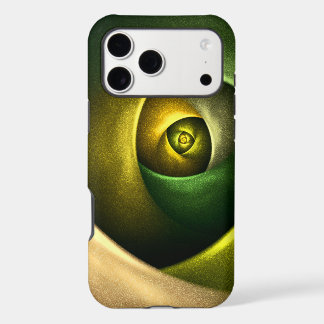Green Swirl Floral Modern Abstract Art Pattern #23 iPhone 17 Pro Max Case
