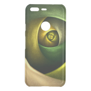 Green Swirl Floral Modern Abstract Art Pattern #23 Uncommon Google Pixel Case