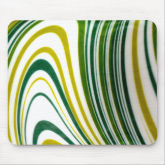 Green Swirl Mouse Pad