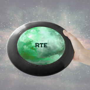 Green Swirl Psychedlic Sphere Optical Illusion Wham-O Frisbee