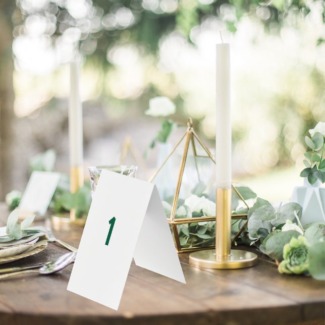 green table number (Creator Uploaded)